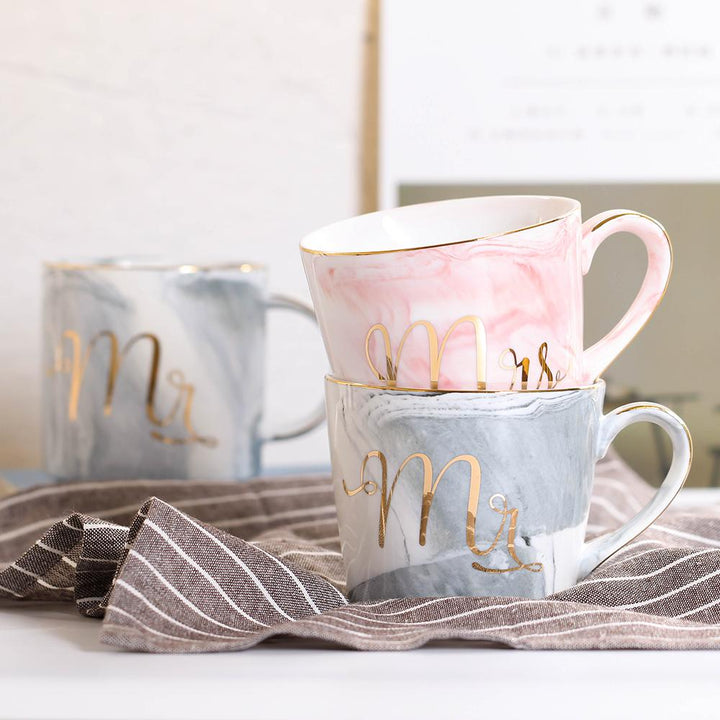 Kaffeetasse aus Marmorkeramik, 380 ml