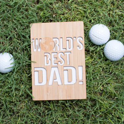 World's Best Dad Father's Day Card