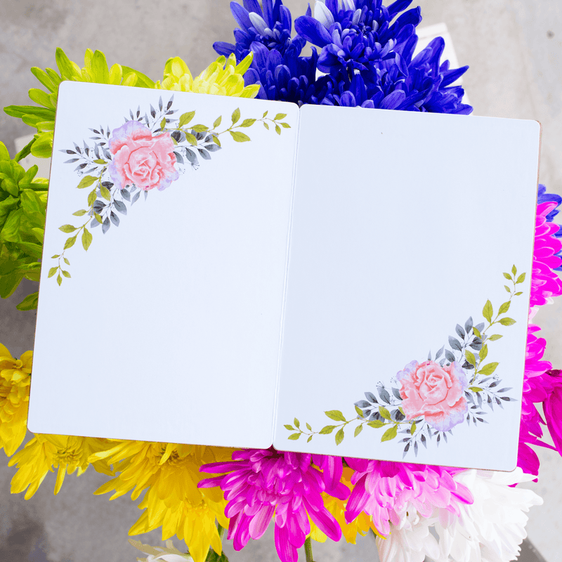 Floral Heart Love Card