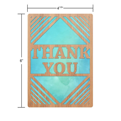 Abstract Thank You Card