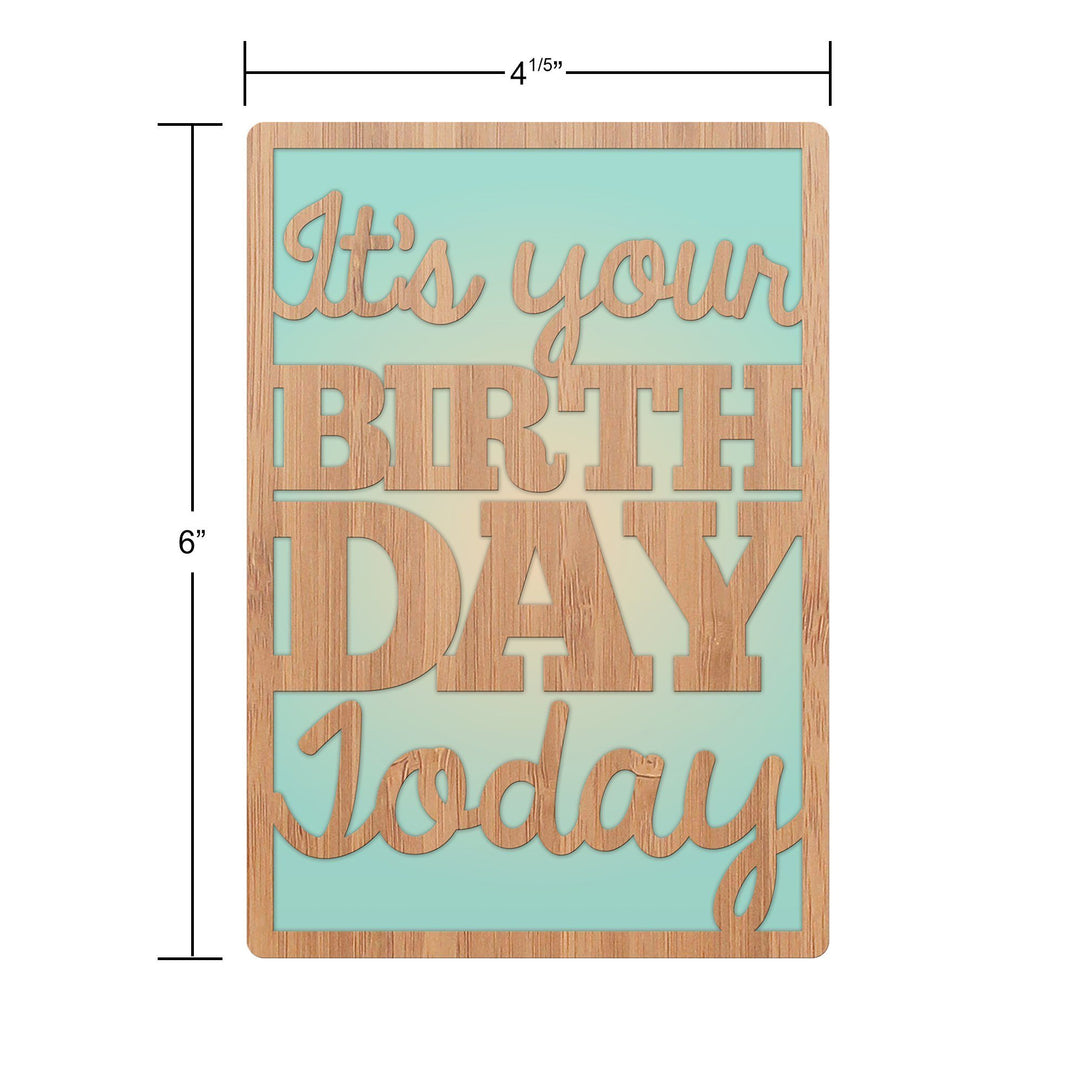 Es ist Ihre „Birthday Today“-Geburtstagskarte