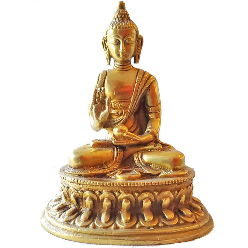 Medium Buddha Brass Statue