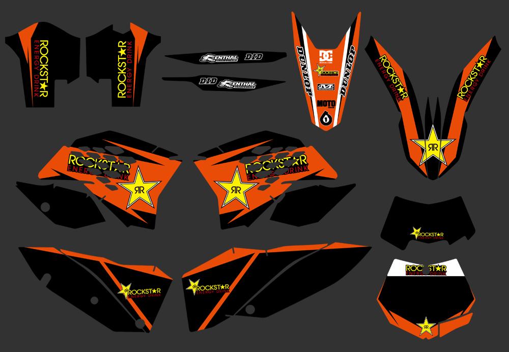 Aufkleber Aufkleber Motorrad für KTM EXC 125