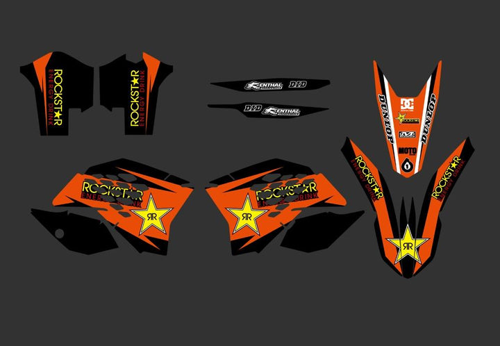Aufkleber Aufkleber Motorrad für KTM EXC 125