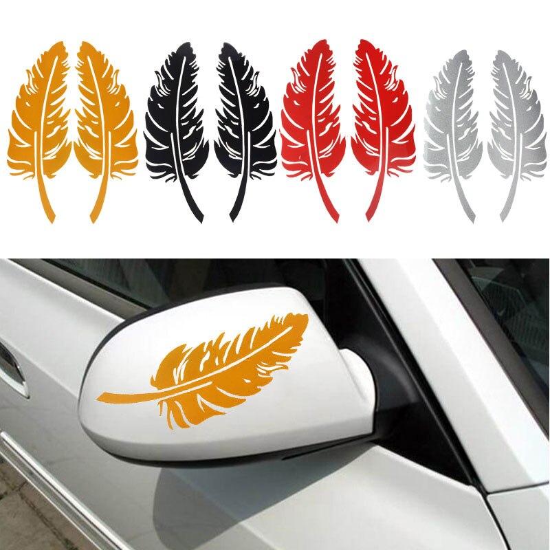 3D-Dekorationsaufkleber im Feder-Design für das Auto