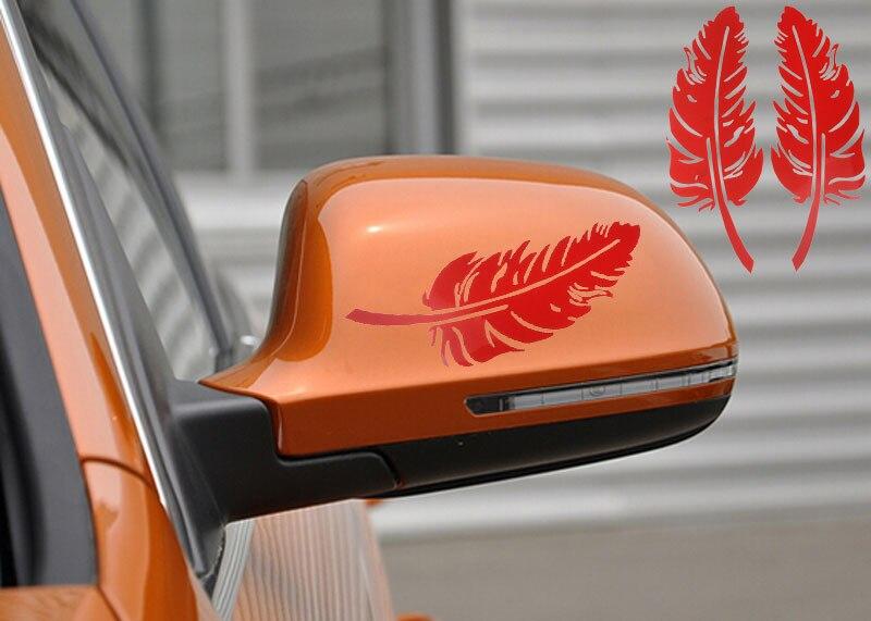 3D-Dekorationsaufkleber im Feder-Design für das Auto