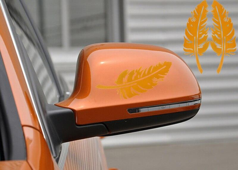 3D-Dekorationsaufkleber im Feder-Design für das Auto
