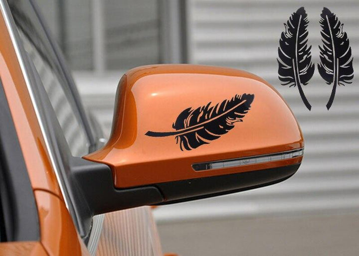 3D-Dekorationsaufkleber im Feder-Design für das Auto