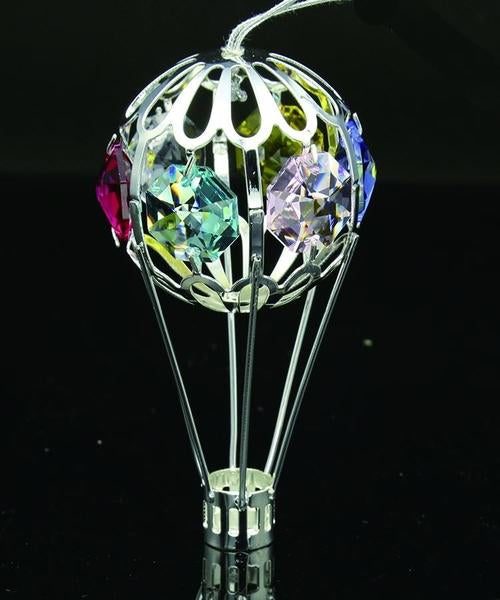 24K gold plated hot air balloon with Swarovski