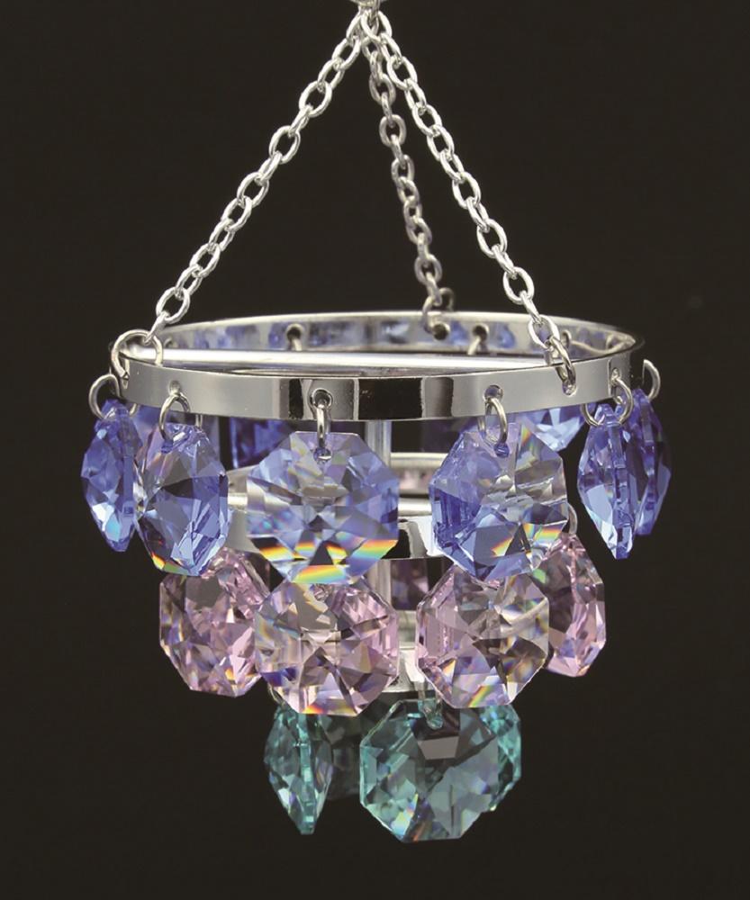 24K vergoldeter/versilberter Kronleuchter mit Swarovski