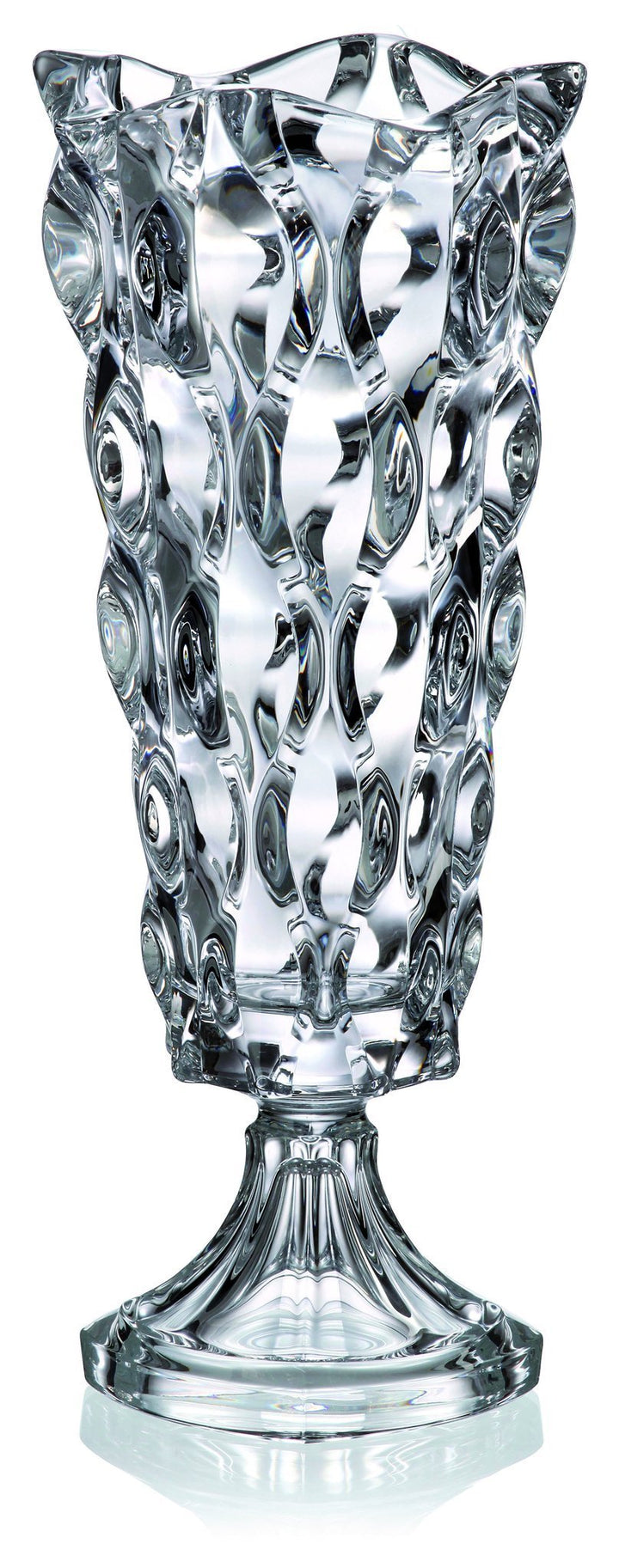 SAMBA Vase mit weißem Fuß