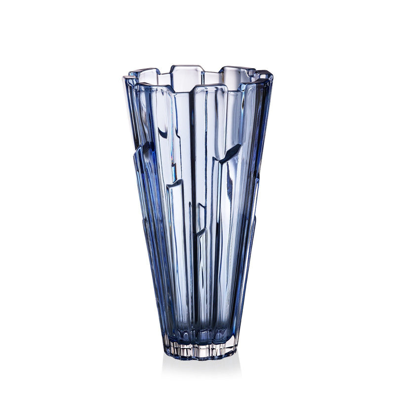 BOLERO Kristallblaue Vase