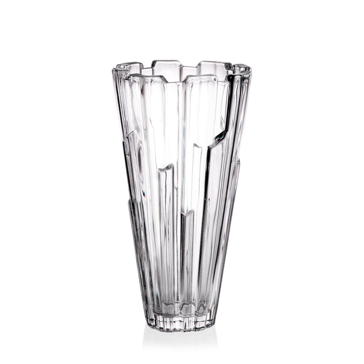 Set aus Vase und Schüssel aus Kristallglas