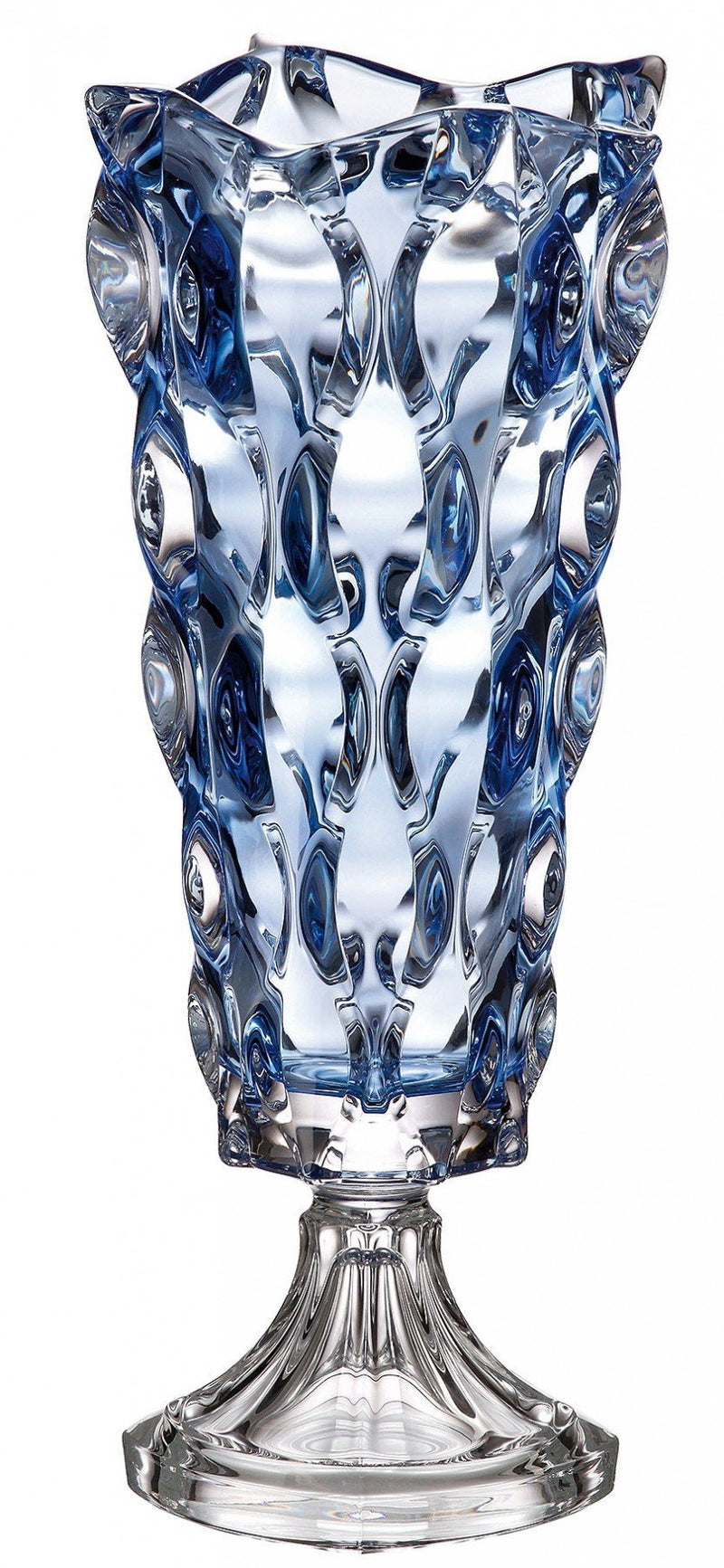 SAMBA Vase mit blauem Fuß