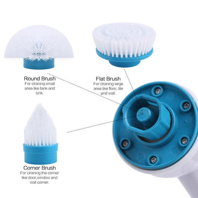 Turbo Scrub Electric Cleaning Brush Adjustable