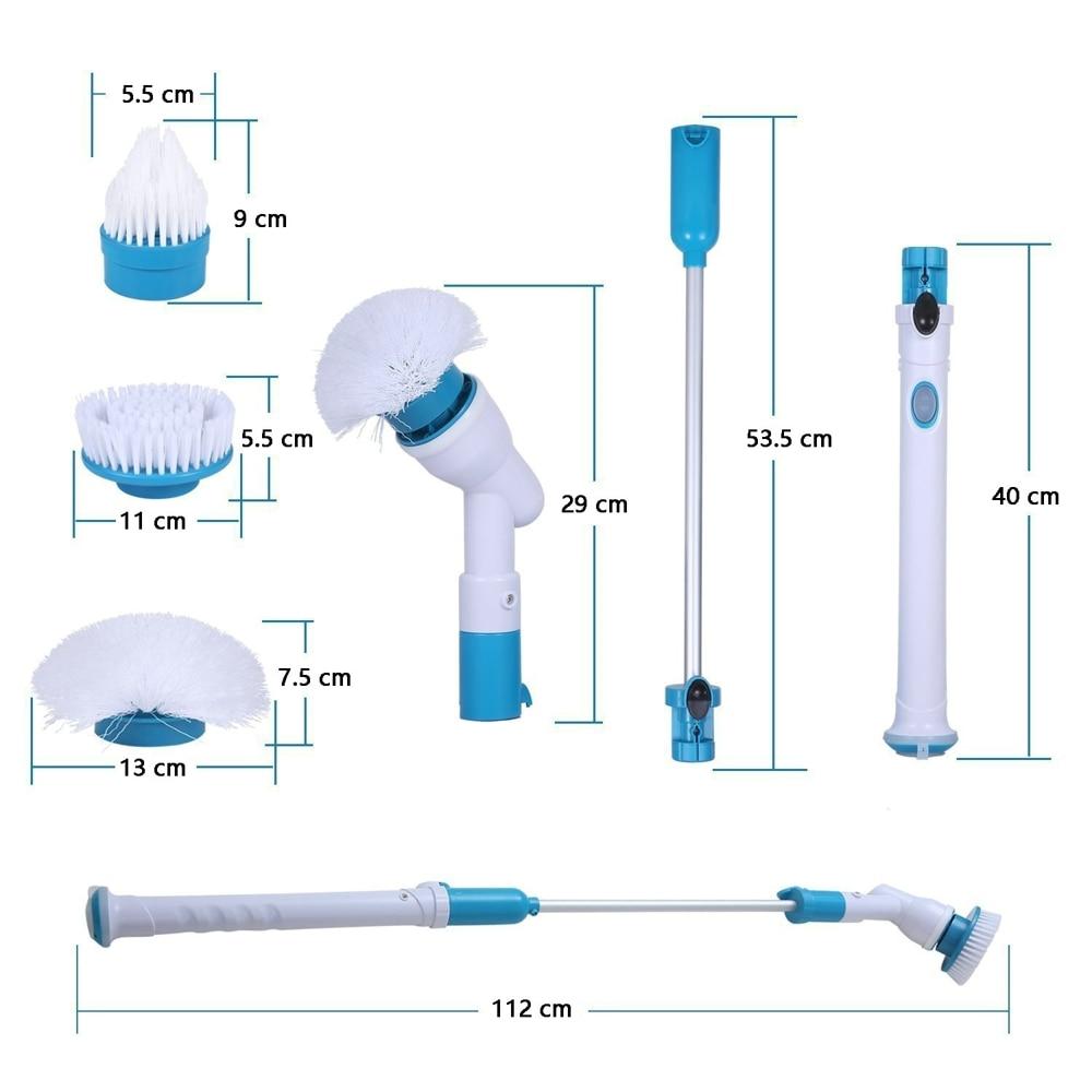 Elektrische Reinigungsbürste Turbo Scrub, verstellbar