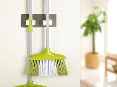 Wall Mounted Mop Organizer Holder Brush Broom