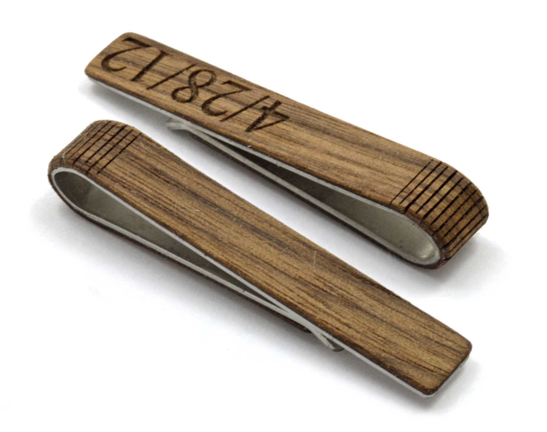 Krawattenklammer aus Holz