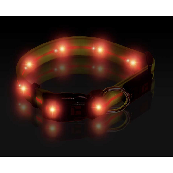 Ultrahund Gelbes verstellbares LED-Halsband