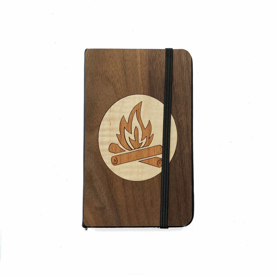 Lagerfeuer-Taschennotizbuch