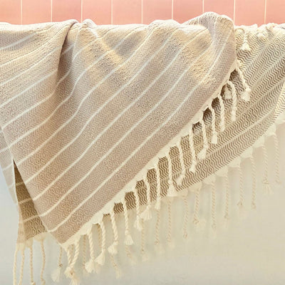 Geo Stripe Turkish Towel