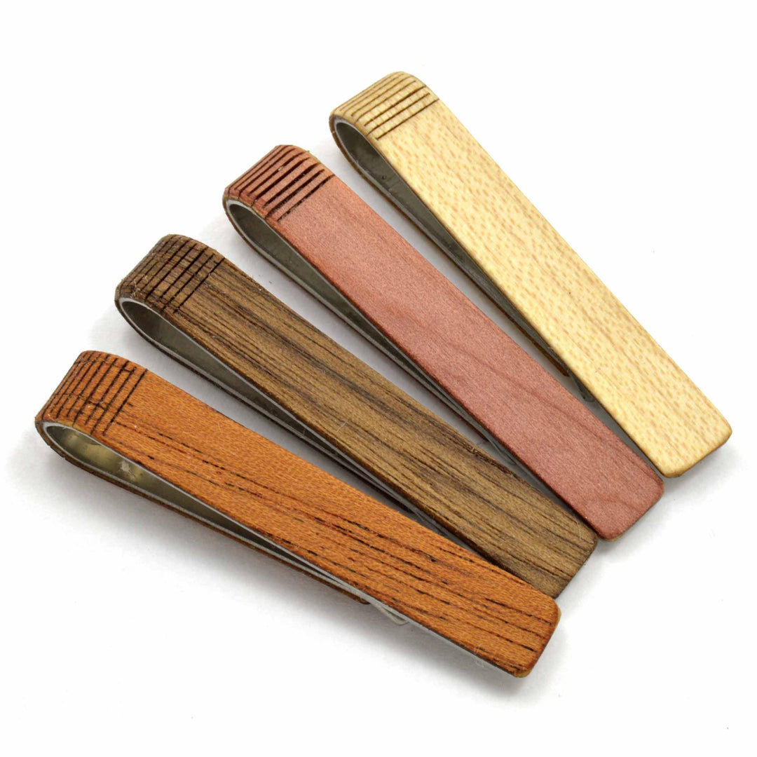 Krawattenklammer aus Holz