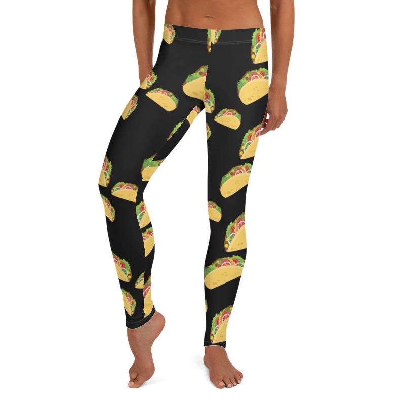 Taco-Leggings, Caprihosen und Shorts