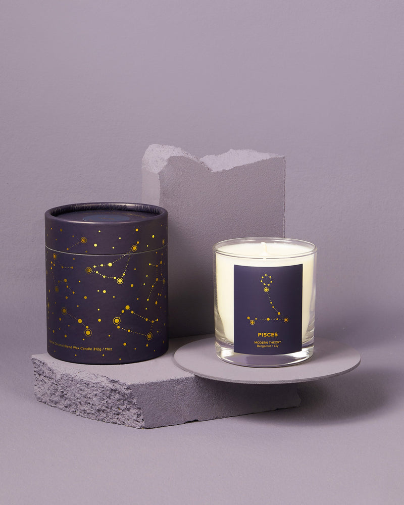 PISCES Astrology Candle