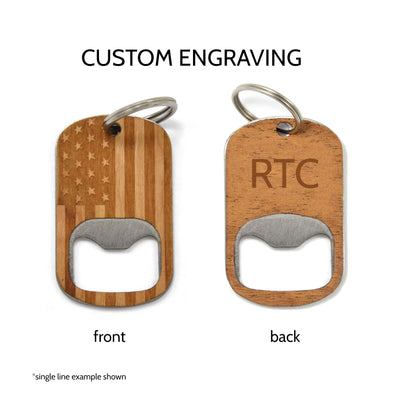 American Flag Keychain Opener