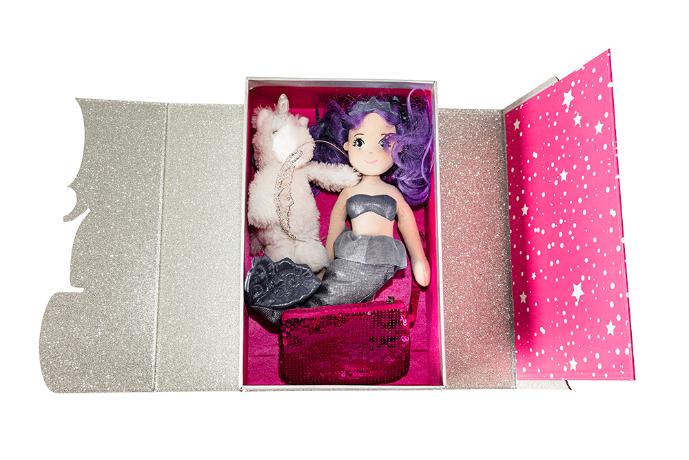 Silver Glitter Box