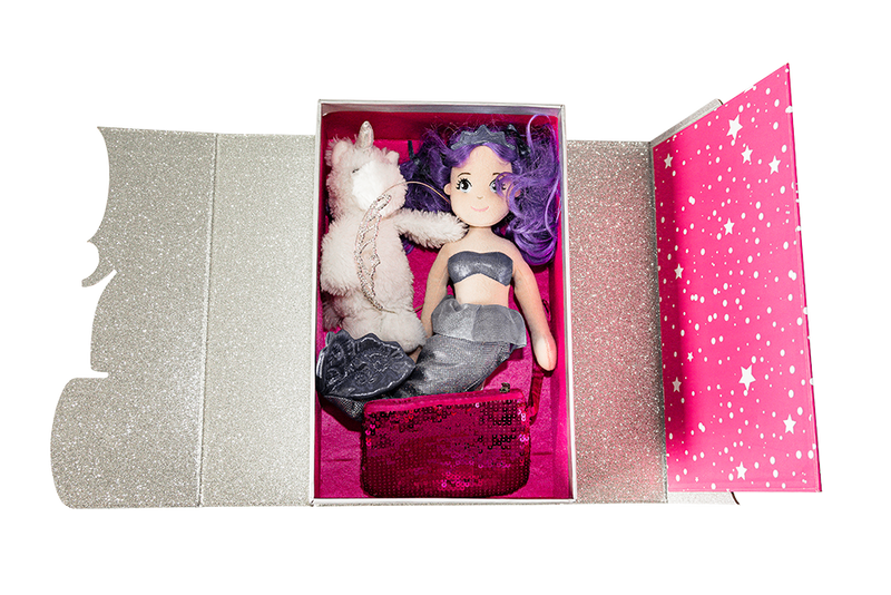 Silver Glitter Box