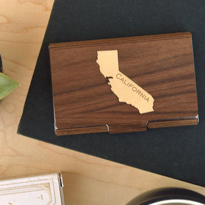 Wooden Business Card Holder