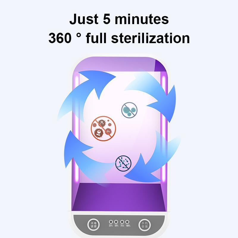 Tragbare UV-Desinfektionsbox für Mobiltelefone