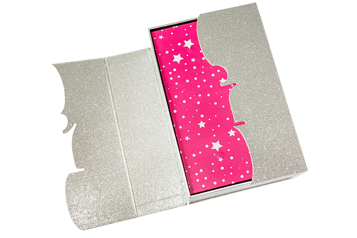 Silver Glitter Box