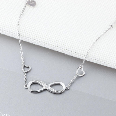 Infinite Love 925 Sterling Silver Bracelets For Women Wedding