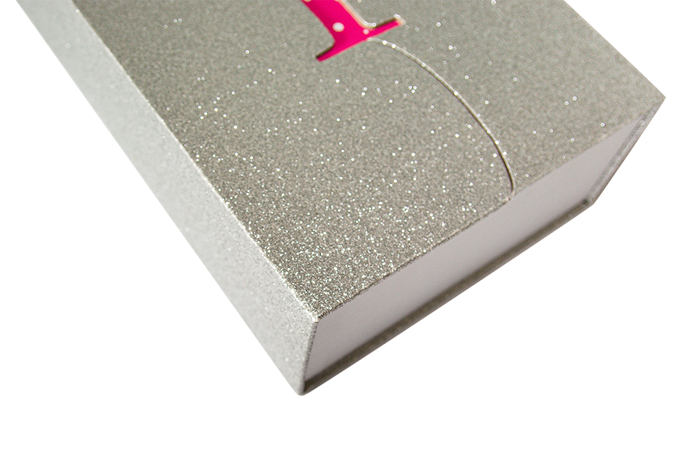 Silver Glitter Box