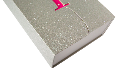 Silver Glitter Box