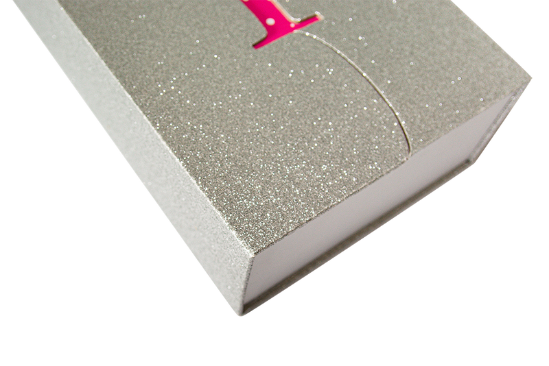 Silver Glitter Box