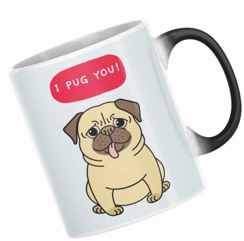 I PUG You Puppy Heat Sensitive Color Changing Mug