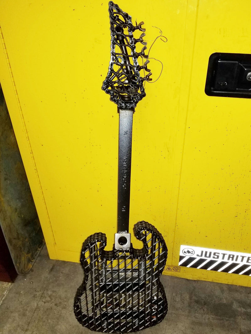 Scrap Metal Electric Style Guitar Wall Decoration Heavy Metal