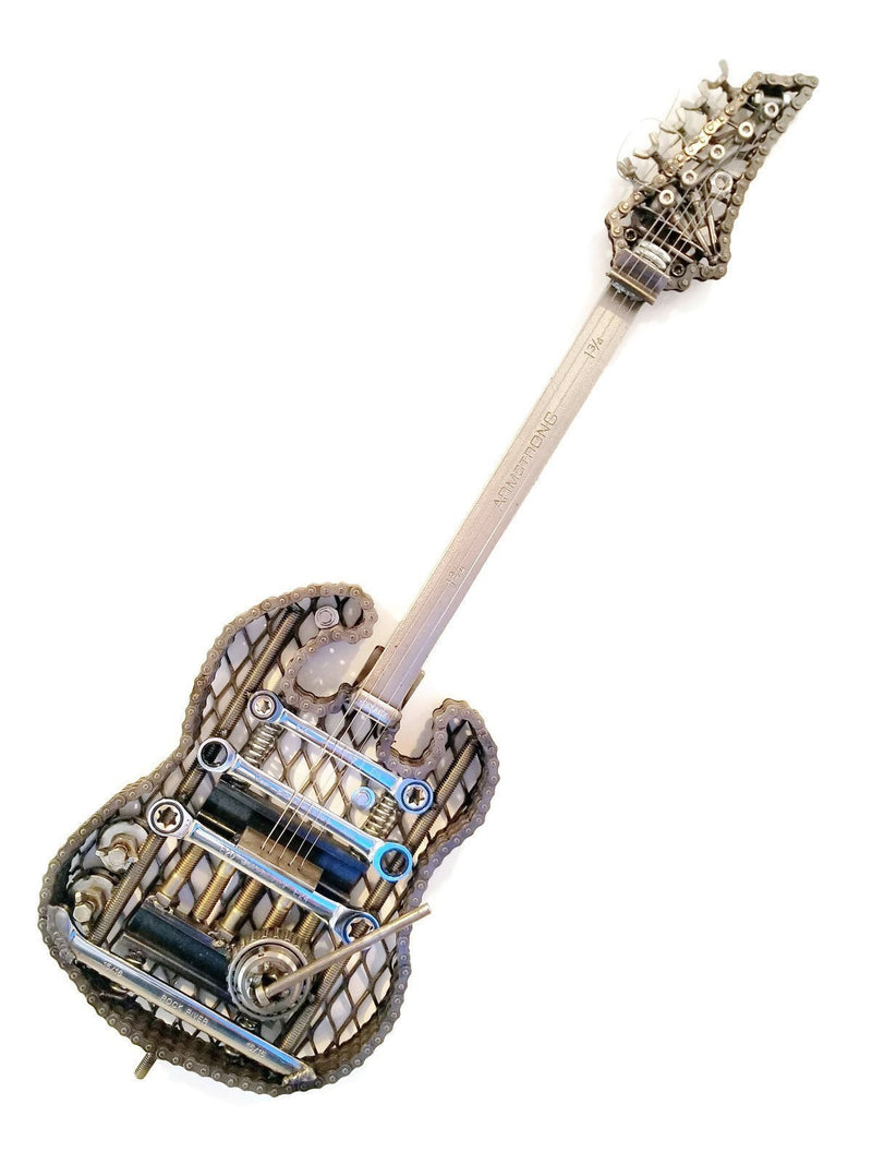 Scrap Metal Electric Style Guitar Wall Decoration Heavy Metal