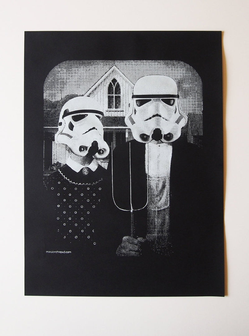 Star Wars American Gothic parody poster, Star Wars