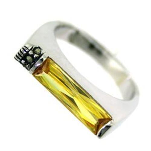 LOAS724 Ring aus rhodiniertem 925er-Sterlingsilber mit AAA