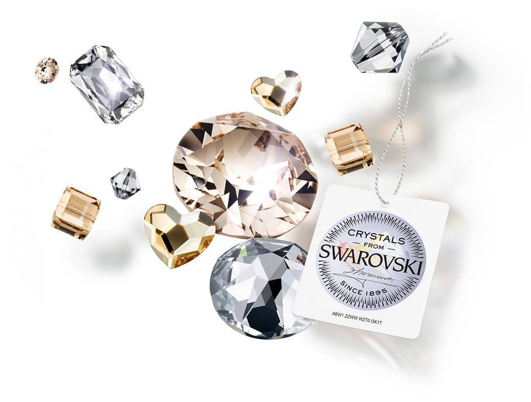 24K vergoldetes Saxophon mit Swarovski-Kristall