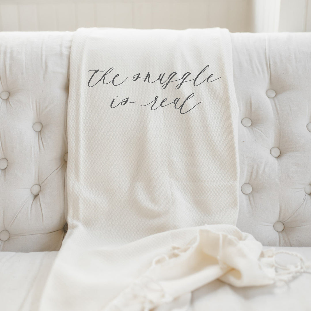 The Snuggle Is Real Throw Blanket