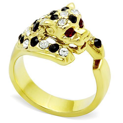 TK1401 IP Gold(Ion Plating) Stainless Steel Ring