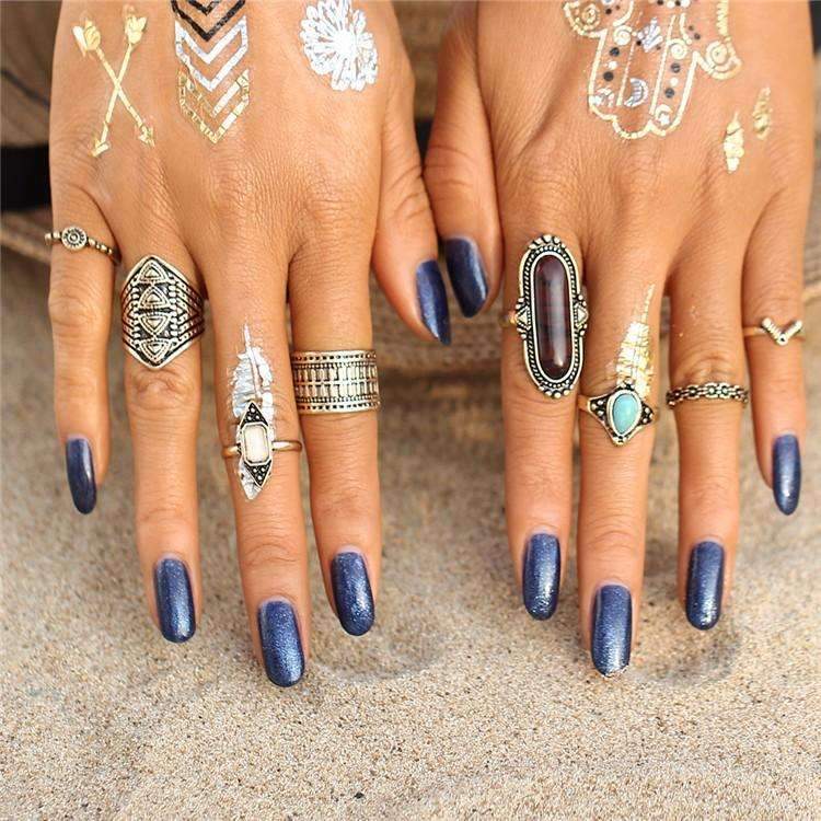 Boho-Ring-Set