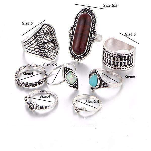 Boho-Ring-Set