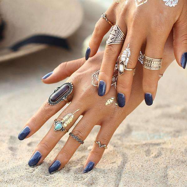 Boho-Ring-Set