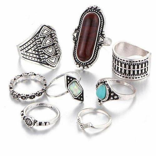 Boho-Ring-Set